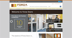 Desktop Screenshot of forza-doors.com